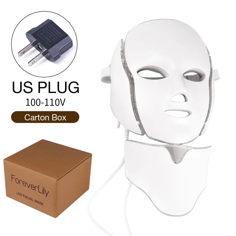 LumiGlow Pro — 7-Color LED Light Therapy Face Mask