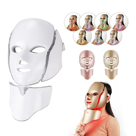 LumiGlow Pro — 7-Color LED Light Therapy Face Mask
