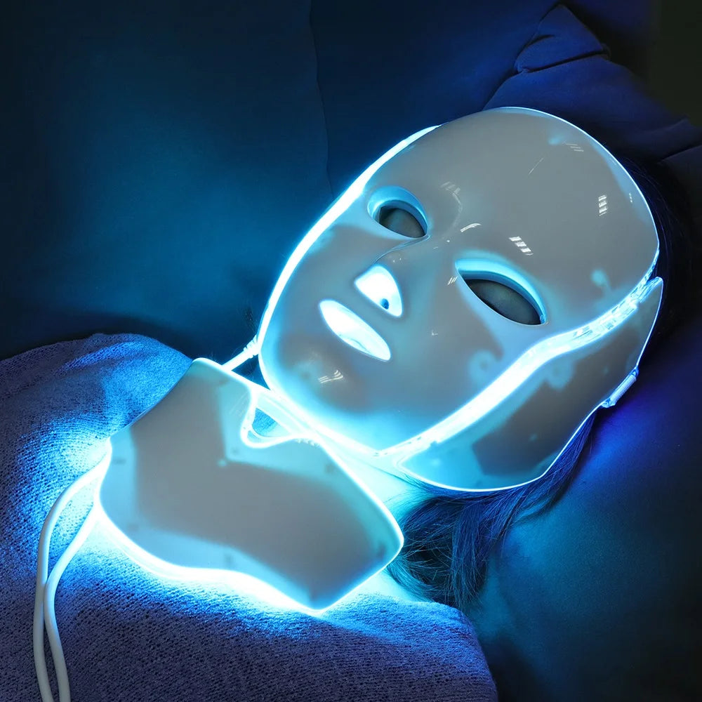LumiGlow Pro — 7-Color LED Light Therapy Face Mask